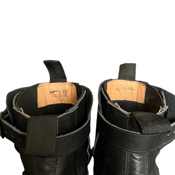 El Estribo Ankle Boots EU 40 US 9.5 Black Leather - Picture 12 of 14